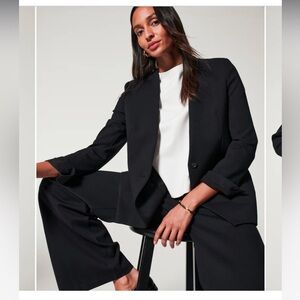 Spanx Perfect Oversized Blazer, black, size XL